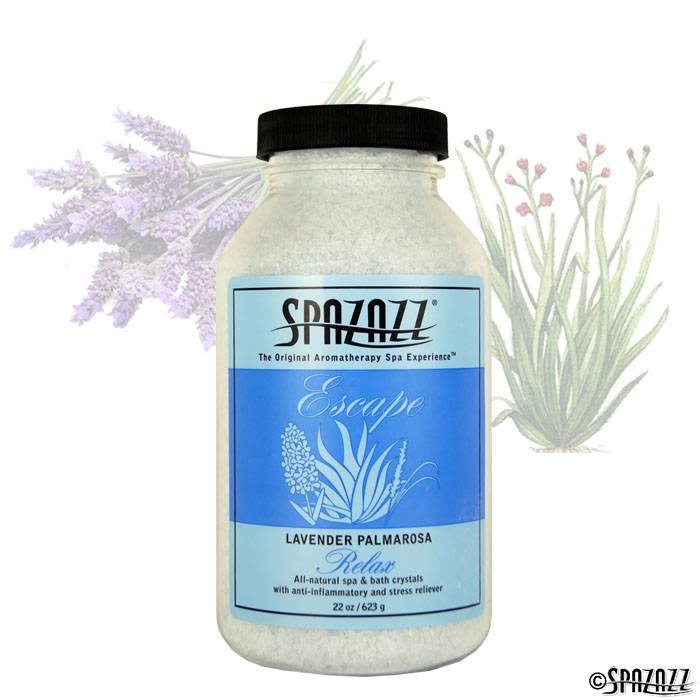 SPAZAZZ CRYSTALS LAVENDER PALMAROSA 22OZ