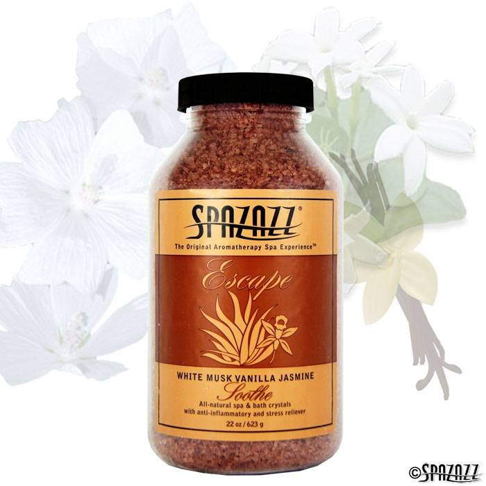 SPAZAZZ CRYSTALS WHT VNLLA JASMN 22OZ